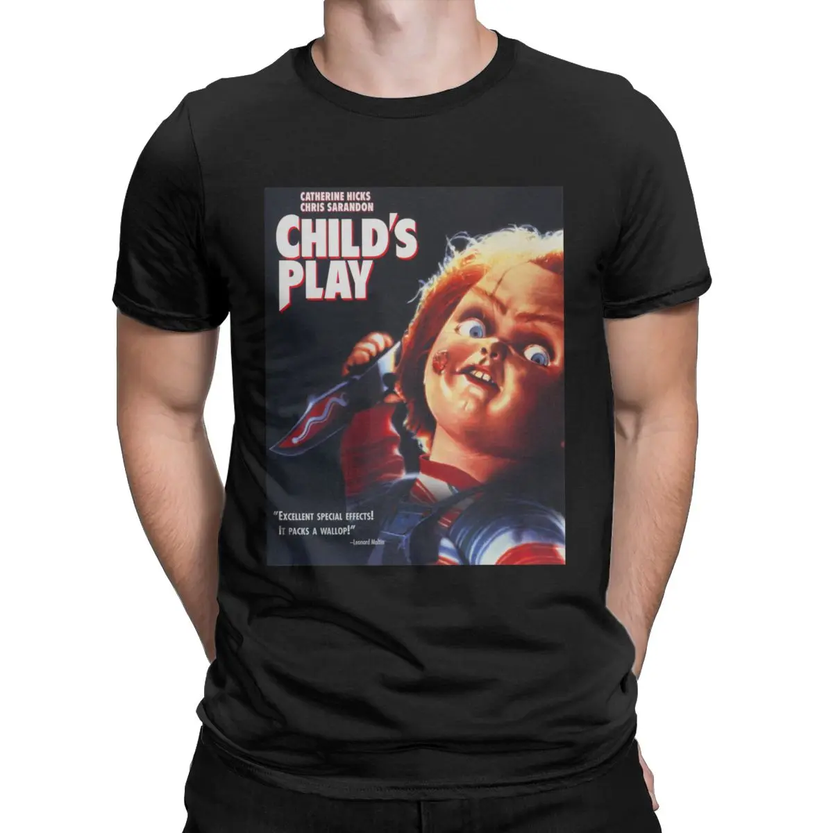 Child's Play Chucky T Shirt for Men Pure Cotton Novelty T-Shirt Round Neck halloween Tee Shirt Short Sleeve Tops Birthday Gift
Child's Play Chucky T Shirt for Men Pure Cotton Novelty T-Shirt Round Neck halloween Tee Shirt Short Sleeve Tops Birthday Gift