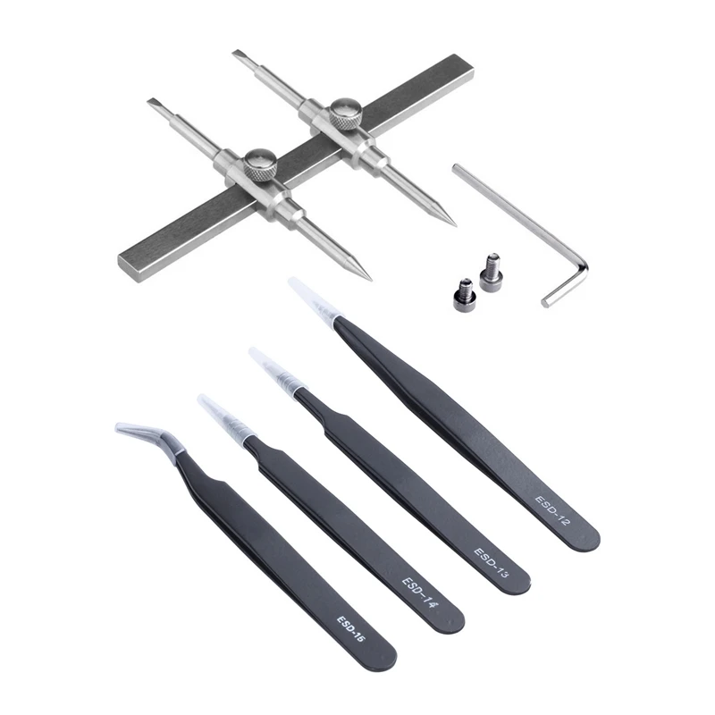 2 Set Tools: 1 Set DSLR Camera Repair Lens Spanner Wrench Opening Tool & 1 Set Tweezers Pointed Tweezers Metal Tweezers
2 Set Tools: 1 Set DSLR Camera Repair Lens Spanner Wrench Opening Tool & 1 Set Tweezers Pointed Tweezers Metal Tweezers