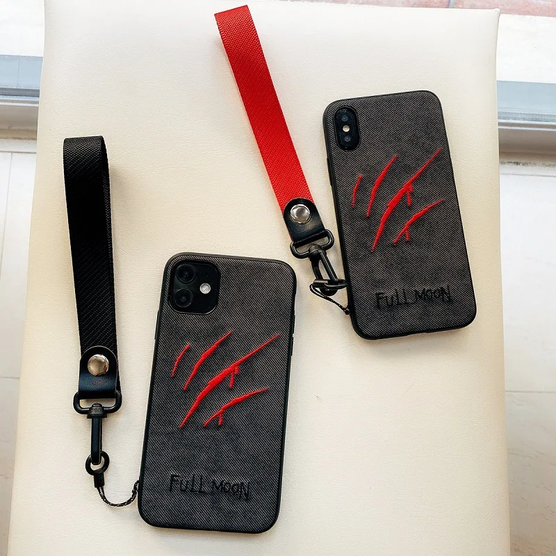 Embroidery Magic Claw Phone Case For iPhone 11 13 12 Pro MAX X XS XR 6S 6 7 8 Plus Lanyard Shockproof Back Shell Dropshipping
Embroidery Magic Claw Phone Case For iPhone 11 13 12 Pro MAX X XS XR 6S 6 7 8 Plus Lanyard Shockproof Back Shell Dropshipping