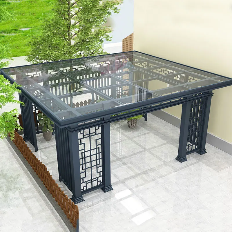 Aluminum alloy new Chinese style pavilion outdoor courtyard villa garden custom Pavilion terrace sunshade garden landscape
Aluminum alloy new Chinese style pavilion outdoor courtyard villa garden custom Pavilion terrace sunshade garden landscape