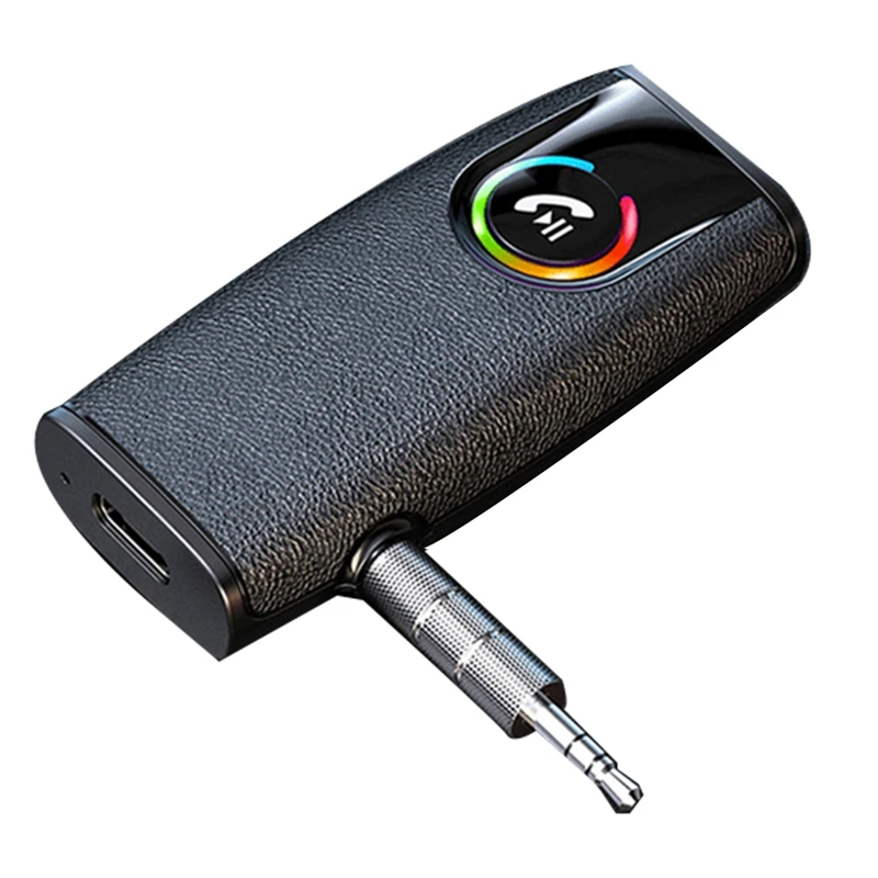 

Аудиоприемник BT5.3 аудио Музыка AUX адаптер для разъема 3,5 мм наушники автомобильный громкой связи Поддержка TF карты