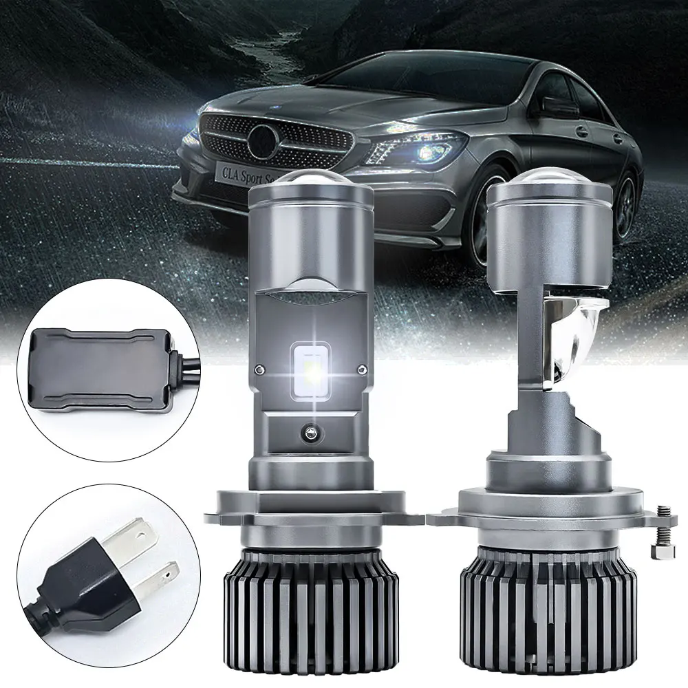 1Pair 80W Auto H4 LED проектор Автомобильный фара лампочка 60000 LM Мини - линза передний фонарь Водонепроницаемый LHD RHD Автомобильный фонарь аксессуар DC9 - 32V
1Pair 80W Auto H4 LED проектор Автомобильный фара лампочка 60000 LM Мини - линза передний фонарь Водонепроницаемый LHD RHD Автомобильный фонарь аксессуар DC9 - 32V