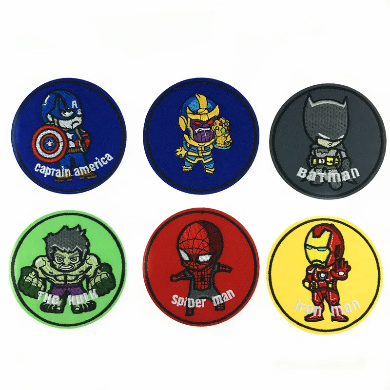 Marvel Spiderman Hulk Iron Man Captain America Embroidered Clothes Patches on Clothes clothing Badge Patch Stickers For Cloth
Marvel Spiderman Hulk Iron Man Captain America Embroidered Clothes Patches on Clothes clothing Badge Patch Stickers For Cloth