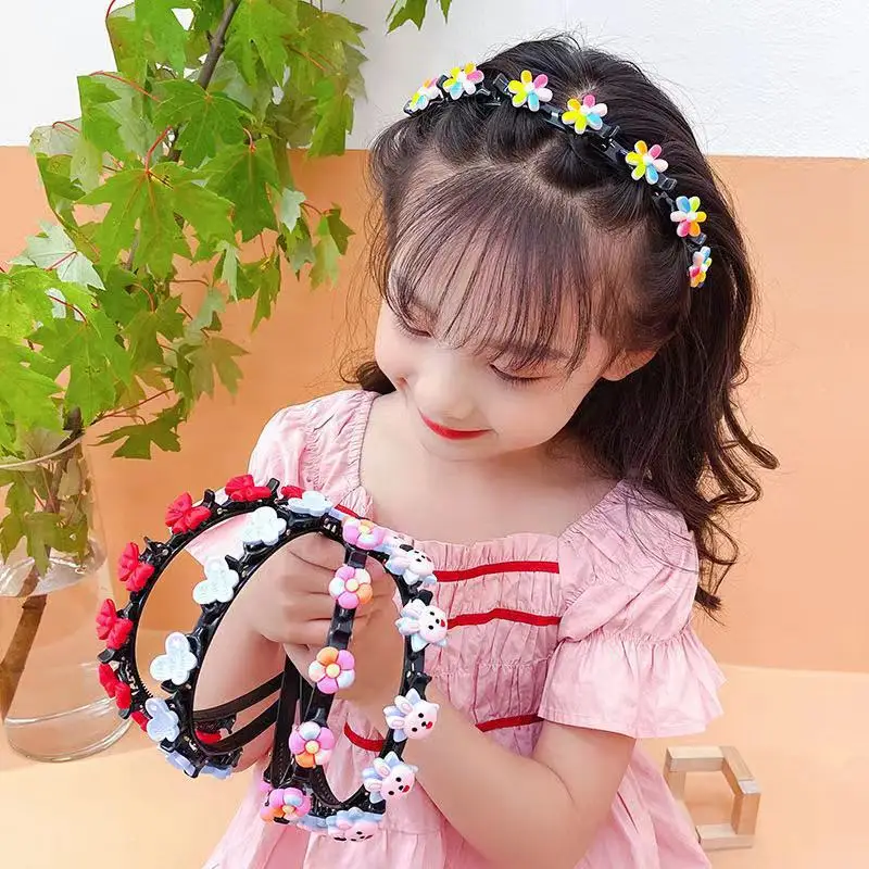 New Cute Flower Bangs Fixed Braided Hairbands Clips for Girls Kids Sweet Flower Hair Ornament Headband Fashion Hair Accessories
New Cute Flower Bangs Fixed Braided Hairbands Clips for Girls Kids Sweet Flower Hair Ornament Headband Fashion Hair Accessories