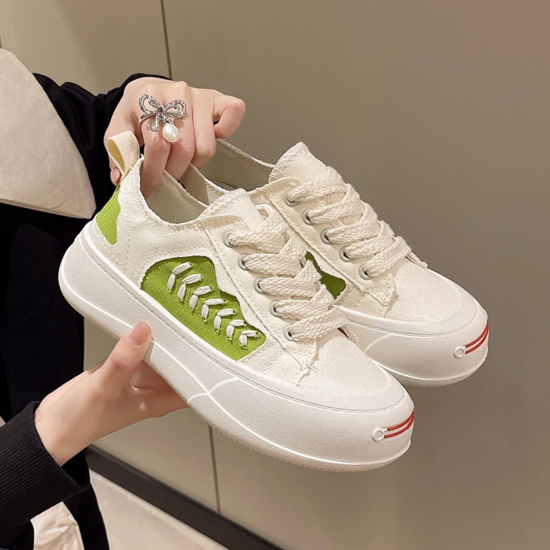 2023 New Lace-Up Platform Women's Sneakers Flat with Casual Comfortable Ladies Vulcanize Shoes Outdoors Woman Sports Shoes
2023 New Lace-Up Platform Women's Sneakers Flat with Casual Comfortable Ladies Vulcanize Shoes Outdoors Woman Sports Shoes