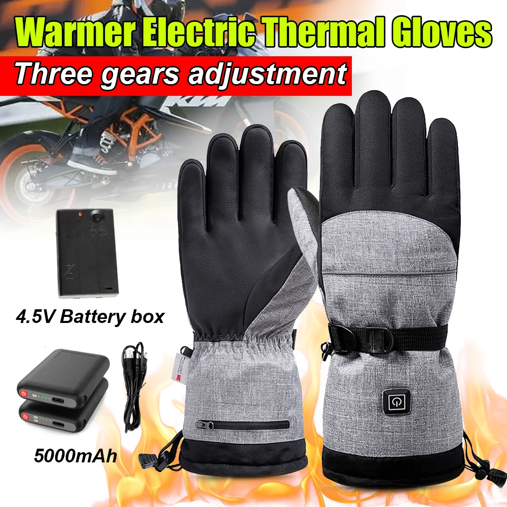 Winter Gloves Cotton Heating Hand Warmer Electric Thermal Gloves Waterproof Snowboard Cycling Motorcycle Bicycle Ski Outdoor
Winter Gloves Cotton Heating Hand Warmer Electric Thermal Gloves Waterproof Snowboard Cycling Motorcycle Bicycle Ski Outdoor