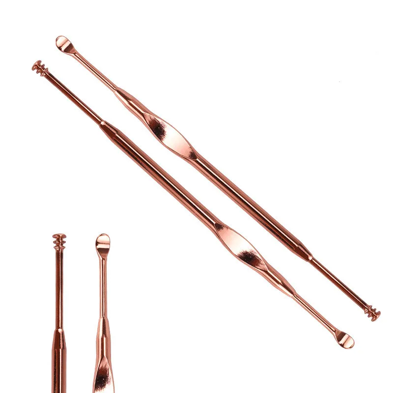 Portable Ear Wax Cleaner Earpick Earwax Removal Tool Rose Golden Stainless Steel Ear Wax Remover
Portable Ear Wax Cleaner Earpick Earwax Removal Tool Rose Golden Stainless Steel Ear Wax Remover