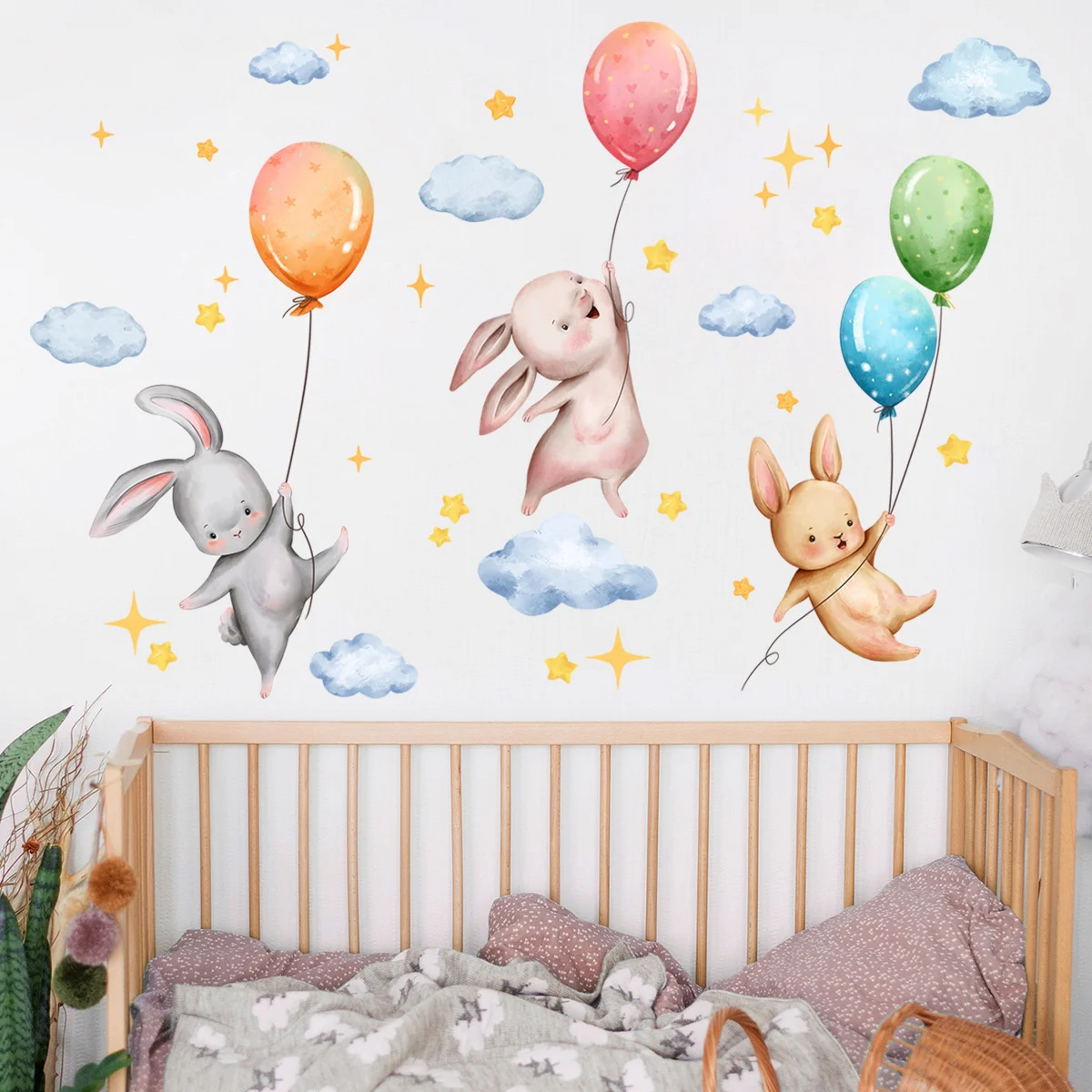 Hot Sale Colorful Rabbits Cute Bathroom Accessories Wall Stickers Creative Children's Room Cartoon Wall Stickers
Hot Sale Colorful Rabbits Cute Bathroom Accessories Wall Stickers Creative Children's Room Cartoon Wall Stickers