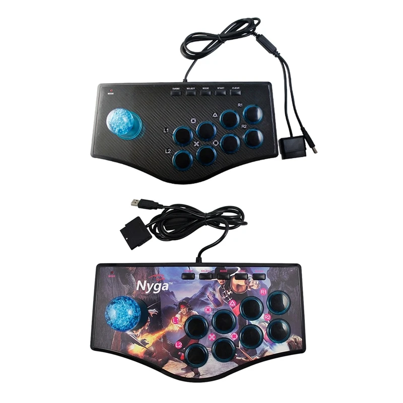 2Pcs Retro Arcade Game Rocker Controller USB Joystick For Ps2/Ps3/Pc/Android - No.A & No.B
2Pcs Retro Arcade Game Rocker Controller USB Joystick For Ps2/Ps3/Pc/Android - No.A & No.B
