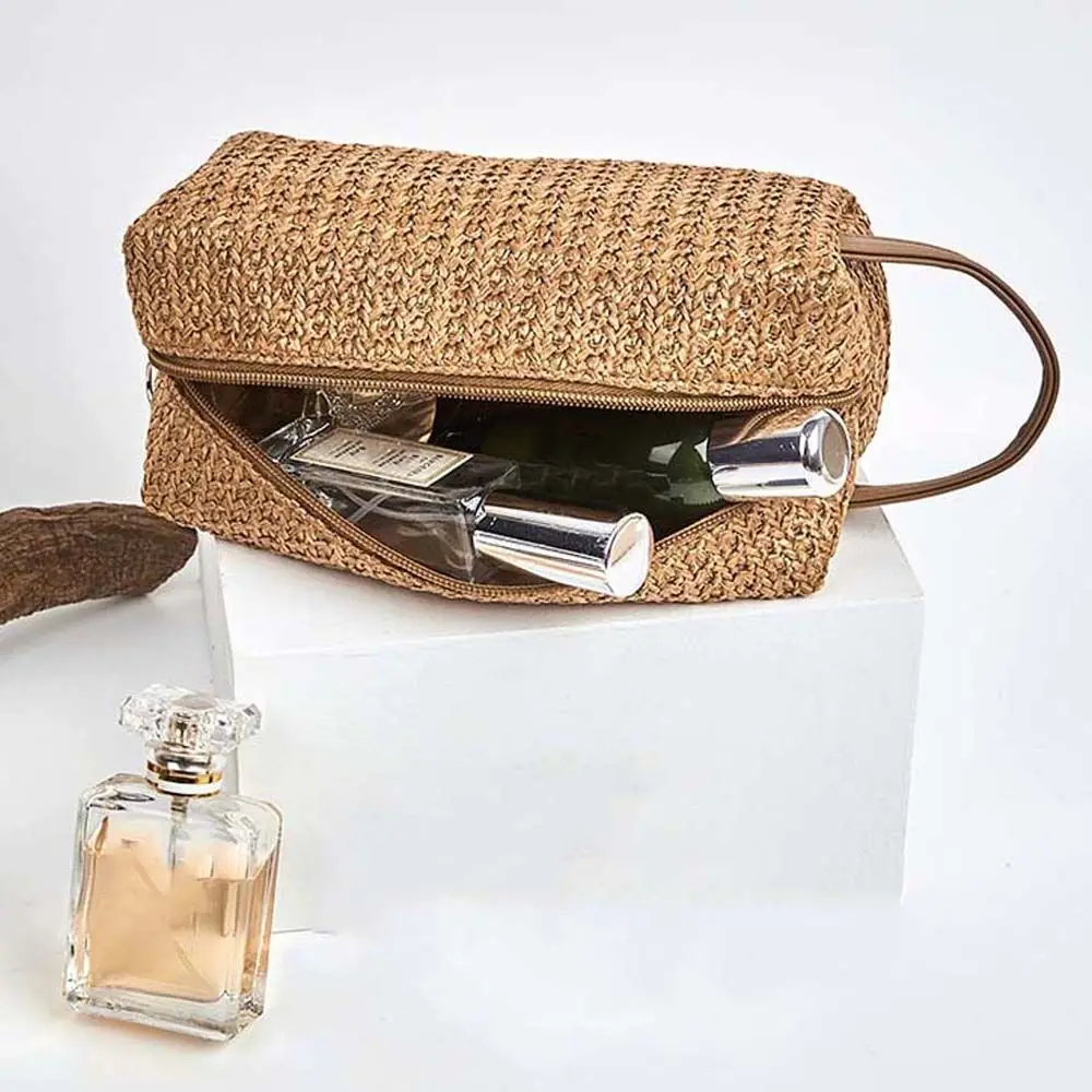 Portable Sundries PP Grass Handbag Travel Storage Pouch Makeup Bag Wash Bag Cosmetic Organizer
Portable Sundries PP Grass Handbag Travel Storage Pouch Makeup Bag Wash Bag Cosmetic Organizer