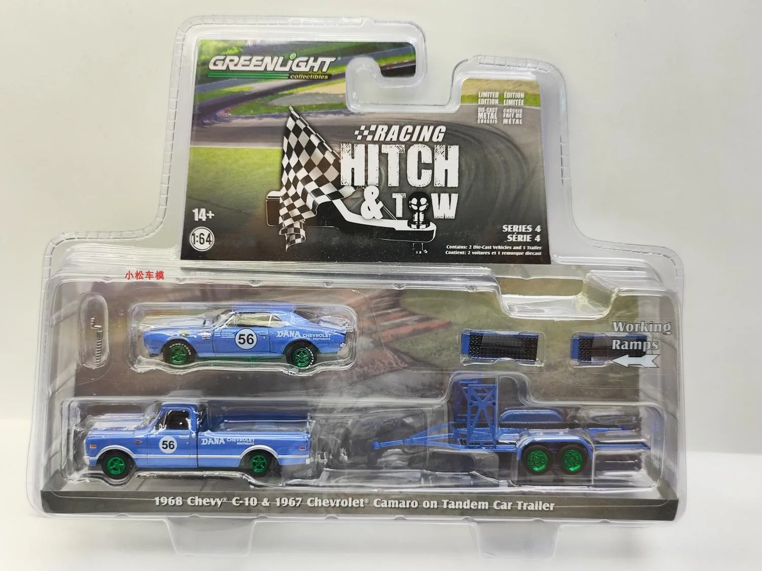 1: 64 1968 Chevrolet C10 and Dana 56 series car trailer green machine Collection of car models
1: 64 1968 Chevrolet C10 and Dana 56 series car trailer green machine Collection of car models