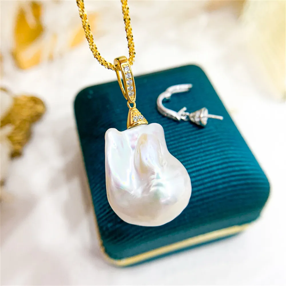 Подвеска из серебра 925 пробы с жемчужинами DIY, с пустой застежкой и серебряным кулоном на ожерелье с бусинами 9-17 мм
Подвеска из серебра 925 пробы с жемчужинами DIY, с пустой застежкой и серебряным кулоном на ожерелье с бусинами 9-17 мм