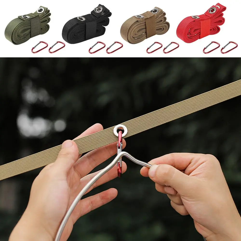 Tent Hanger Camping Accessories Campsite Strap Multifunction Clothesline Lanyard Windproof Rope Canopy Extension Belt
Tent Hanger Camping Accessories Campsite Strap Multifunction Clothesline Lanyard Windproof Rope Canopy Extension Belt
