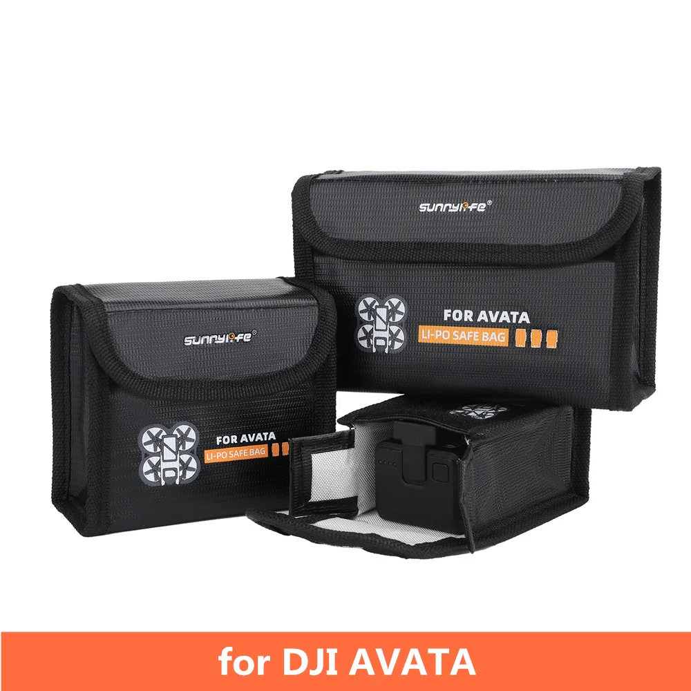 Battery Storage Safety Bag for DJI AVATA Drone Battery Safe Case Explosion-proof Protective Bag Accessories for DJI AVATA
Battery Storage Safety Bag for DJI AVATA Drone Battery Safe Case Explosion-proof Protective Bag Accessories for DJI AVATA