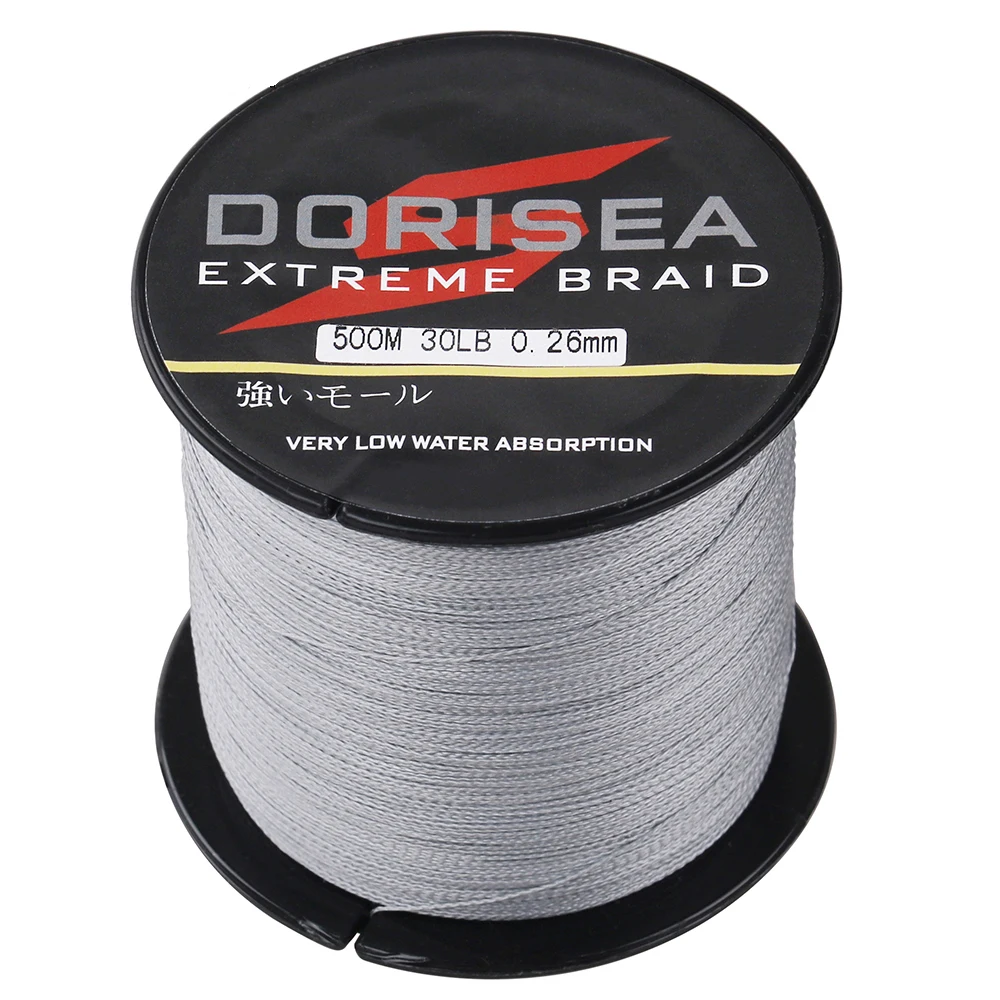 DORISEA 16 Strands 500M Hollow Core 0.16MM-2.5MM 100% PE Braide Multifilament Fishing Line
DORISEA 16 Strands 500M Hollow Core 0.16MM-2.5MM 100% PE Braide Multifilament Fishing Line