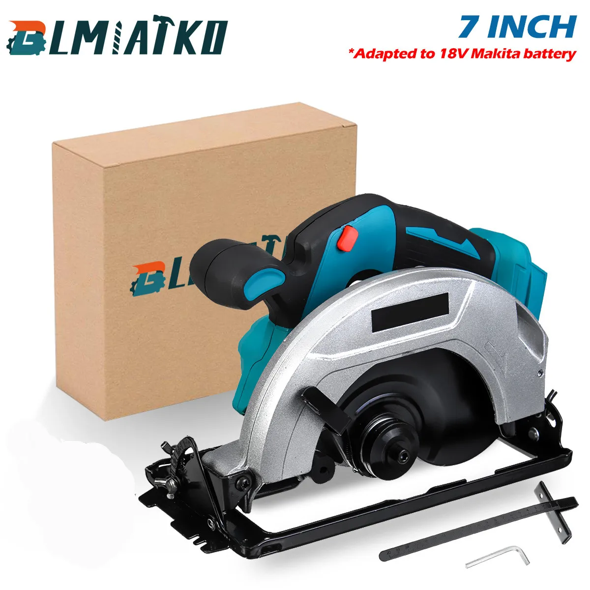 12000RPM 7 inch Wood Electric Circular Saw Handle Power Tools Dust Passage Multifunction Cutting Machine For Makita 18V Battery
12000RPM 7 inch Wood Electric Circular Saw Handle Power Tools Dust Passage Multifunction Cutting Machine For Makita 18V Battery