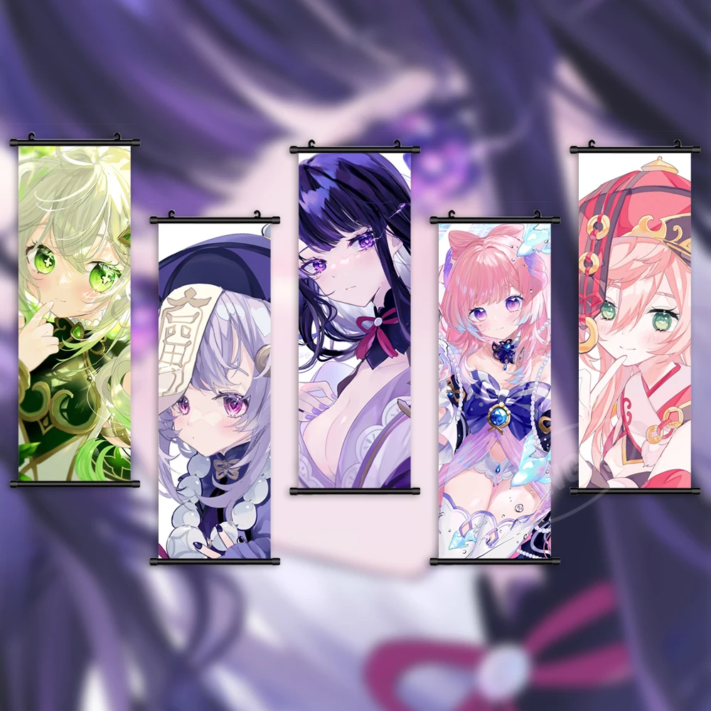 Genshin Impact Poster Canvas Print Sangonomiya Kokomi Painting Wall Art Yae Miko Pictures Game Home Decor Mural Hanging Scrolls
Genshin Impact Poster Canvas Print Sangonomiya Kokomi Painting Wall Art Yae Miko Pictures Game Home Decor Mural Hanging Scrolls