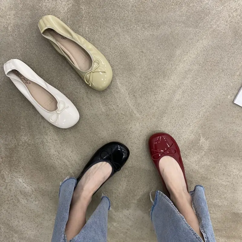 French Fairy Style Bow Round Toe Flat Shoes Women's Spring New Simple Mary Jane Shoes Ladies Dress Shoes for Women
French Fairy Style Bow Round Toe Flat Shoes Women's Spring New Simple Mary Jane Shoes Ladies Dress Shoes for Women