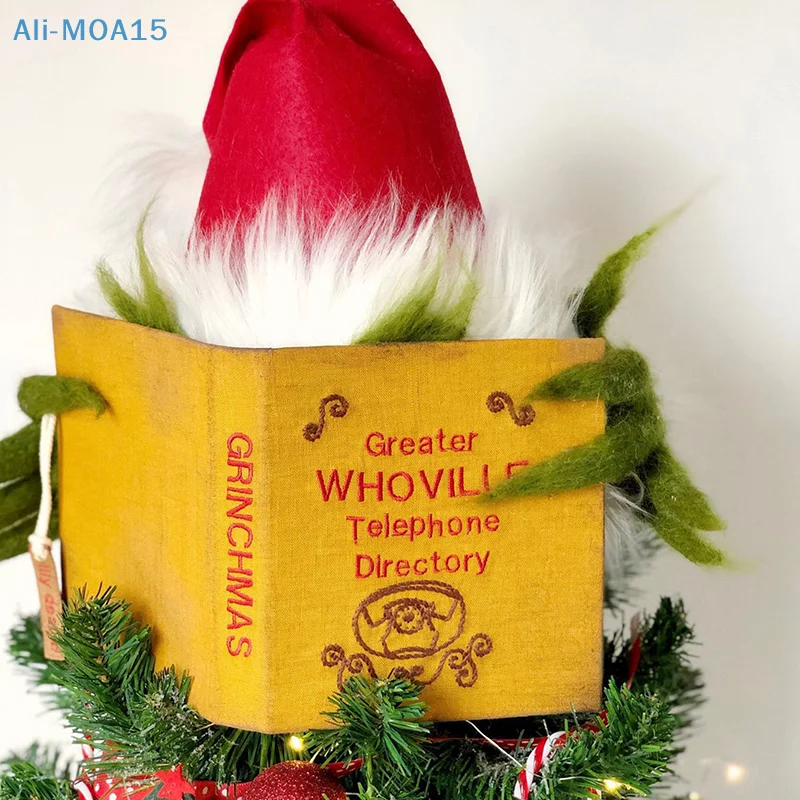 Рождественская елка, Топпер в клетку, забавная плюшевая кукла Grinch, украшение для рождественской елки, праздничный подарок
Рождественская елка, Топпер в клетку, забавная плюшевая кукла Grinch, украшение для рождественской елки, праздничный подарок