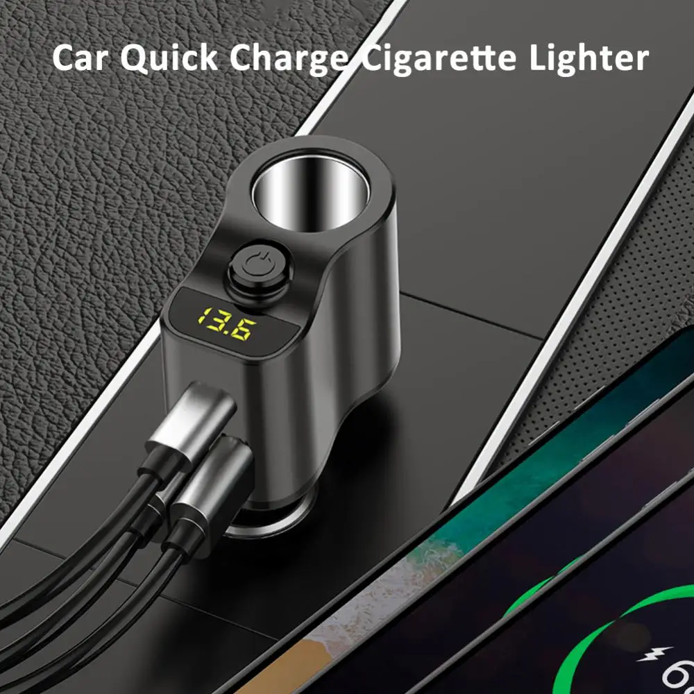 Dual Usb Car Charger 3.1a Digital Display Car Cigarette Lighter Fast Charging Car Accessories
Dual Usb Car Charger 3.1a Digital Display Car Cigarette Lighter Fast Charging Car Accessories