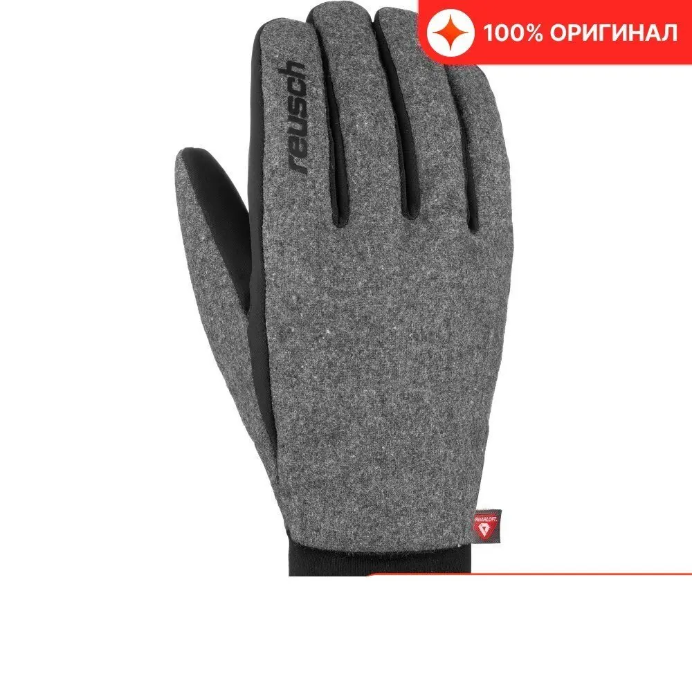 Перчатки горнолыжные REUSCH 2021-22 Walk Touch-Tec Black/Grey Alpine Melange (inch (дюйм)) - купить по