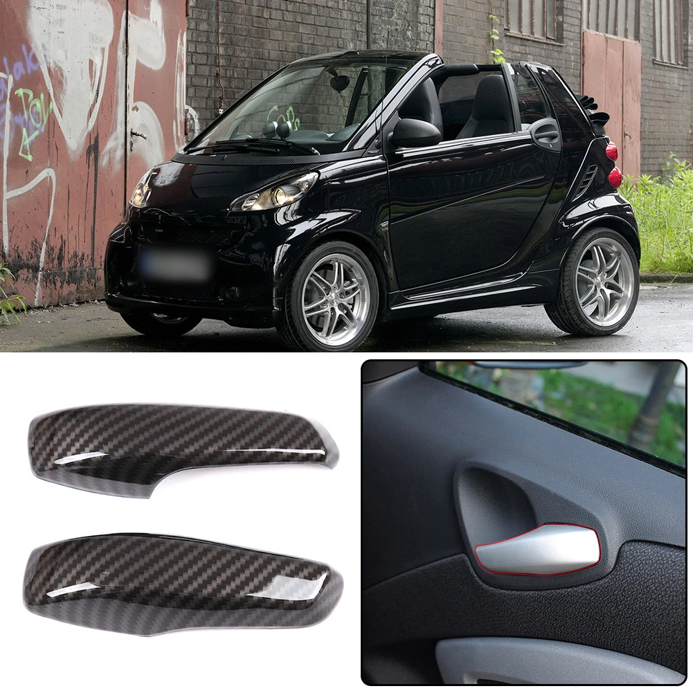 For Mercedes-Benz Smart 2010-2014 Decorative Frame Door Handle Cover 2pcs ABS Abrasion Carbon Fiber Black Fashionable Paste Use
For Mercedes-Benz Smart 2010-2014 Decorative Frame Door Handle Cover 2pcs ABS Abrasion Carbon Fiber Black Fashionable Paste Use