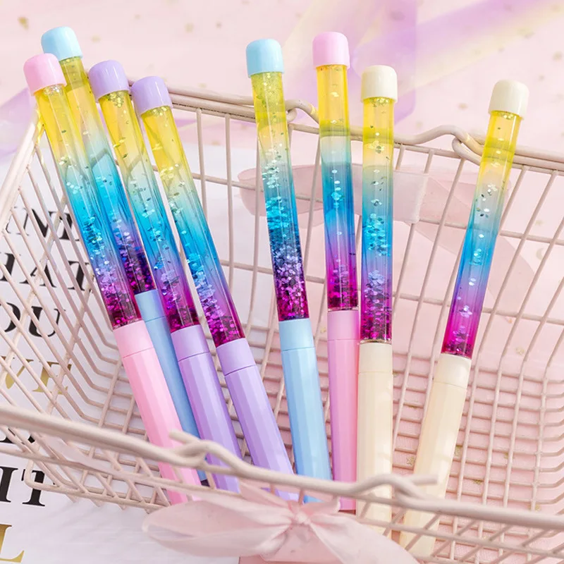 100Pcs Bright Sparkling Neutral Pen Fairy Stick Glitter Gel Pens Black 0.5mm Student Neutral Pen Black Pens Wholesale
100Pcs Bright Sparkling Neutral Pen Fairy Stick Glitter Gel Pens Black 0.5mm Student Neutral Pen Black Pens Wholesale