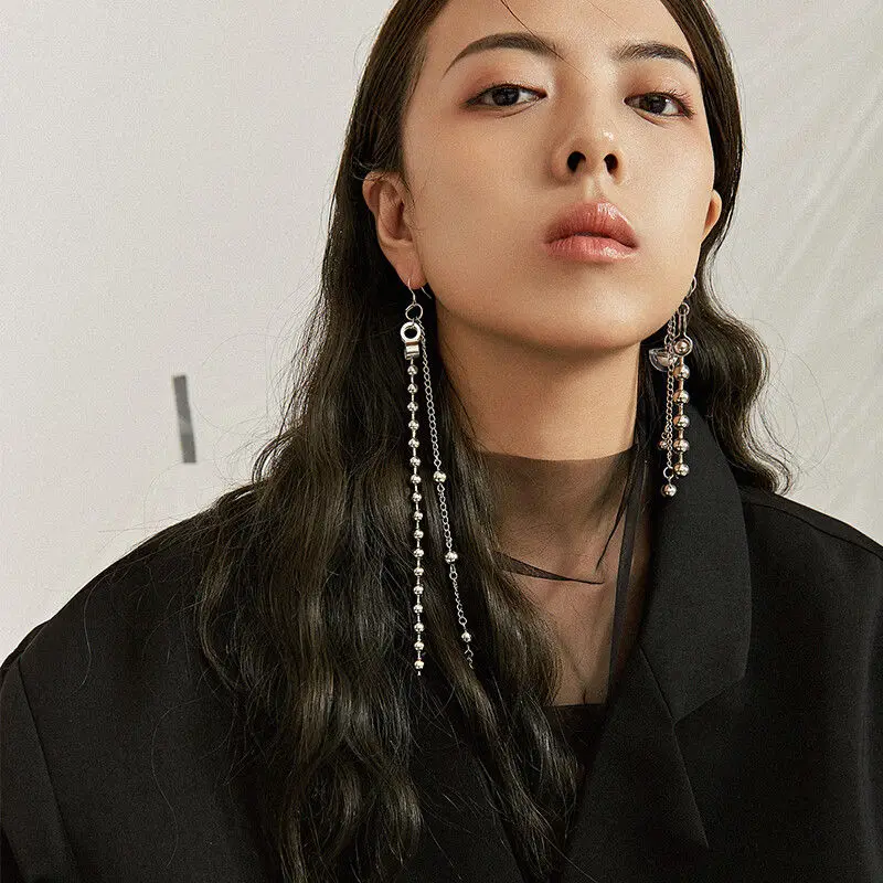 Fashion Simple New Silver Color Long Metal Tassel Dangle Earrings for Women Wedding Drop Earring Fashion Jewelry Gifts
Fashion Simple New Silver Color Long Metal Tassel Dangle Earrings for Women Wedding Drop Earring Fashion Jewelry Gifts