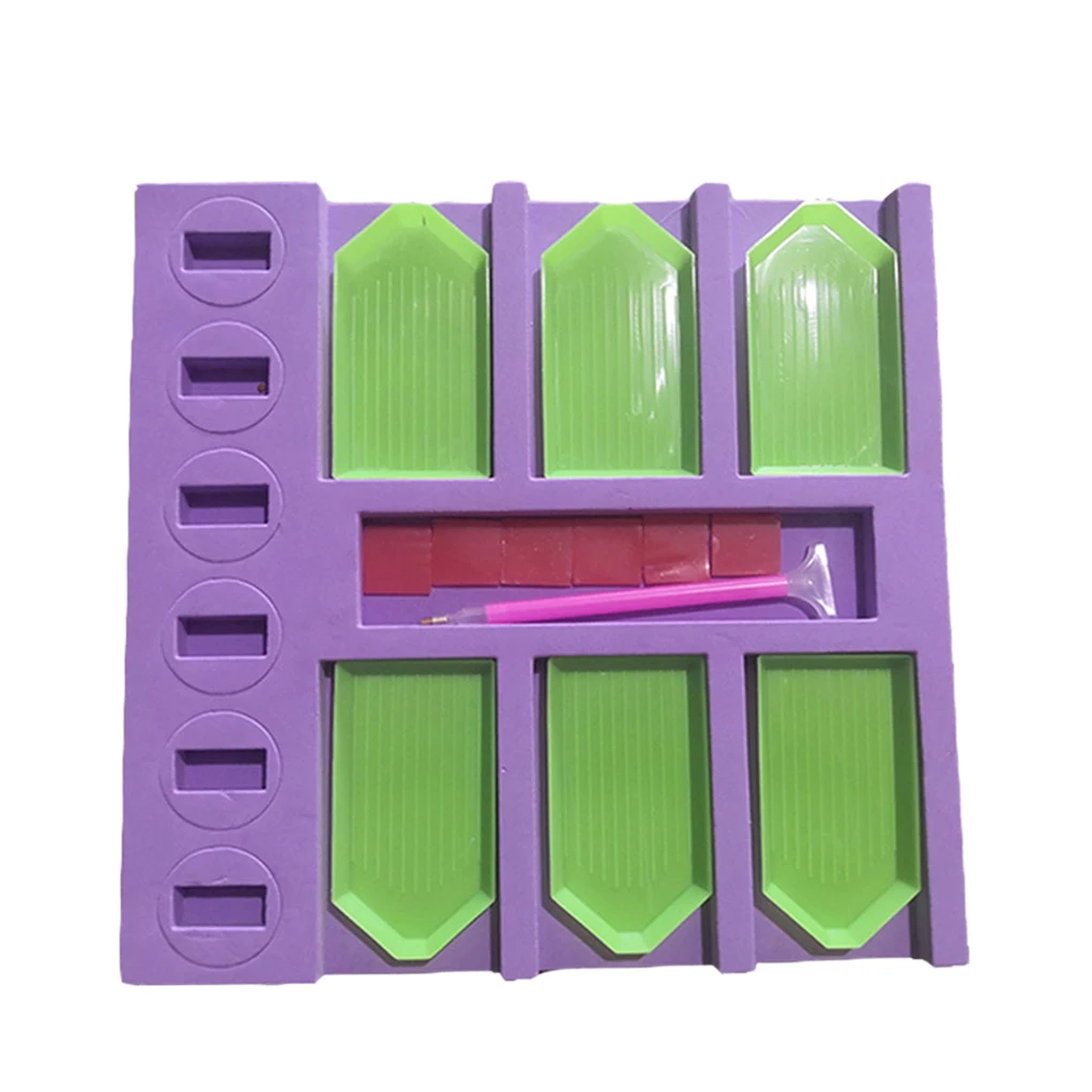 1Set Multi-Boat Diamond Painting Tray Holder Beading Storage Tray Point Drill Pen Drill Clay Organizer Storage Box DIY Craft
1Set Multi-Boat Diamond Painting Tray Holder Beading Storage Tray Point Drill Pen Drill Clay Organizer Storage Box DIY Craft