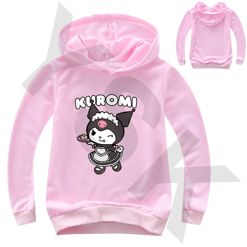 Children's Clothing Spring and Autumn Cartoon Sanrio Kuromi Hoodie Children's Long-sleeved Pullover Sweatshirt Children's Gift
Children's Clothing Spring and Autumn Cartoon Sanrio Kuromi Hoodie Children's Long-sleeved Pullover Sweatshirt Children's Gift