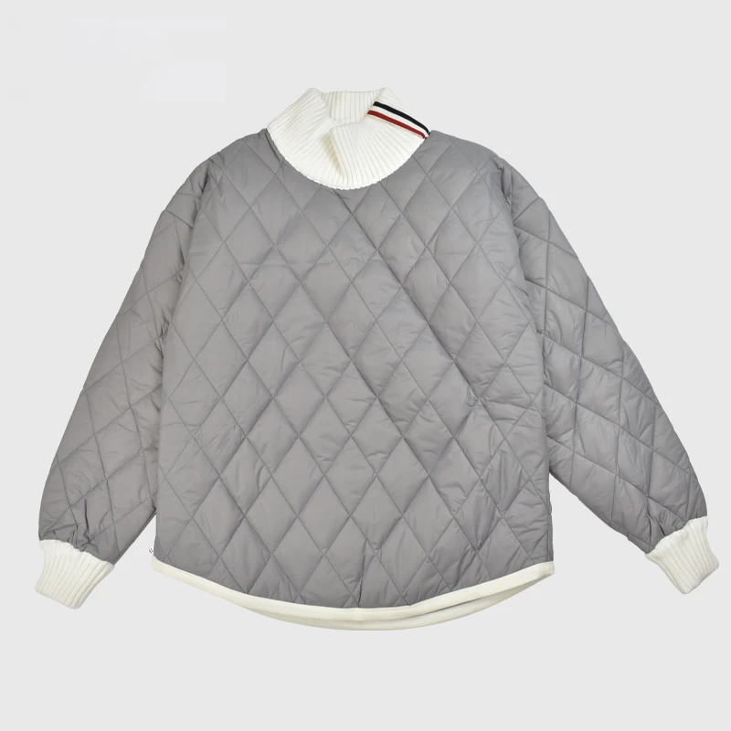 TB THOM Men's Jacket Winter Ribbon On Collar Stripe Coats Diamond Check Turtleneck Cotton-Padded Zipper Men Jackets
TB THOM Men's Jacket Winter Ribbon On Collar Stripe Coats Diamond Check Turtleneck Cotton-Padded Zipper Men Jackets