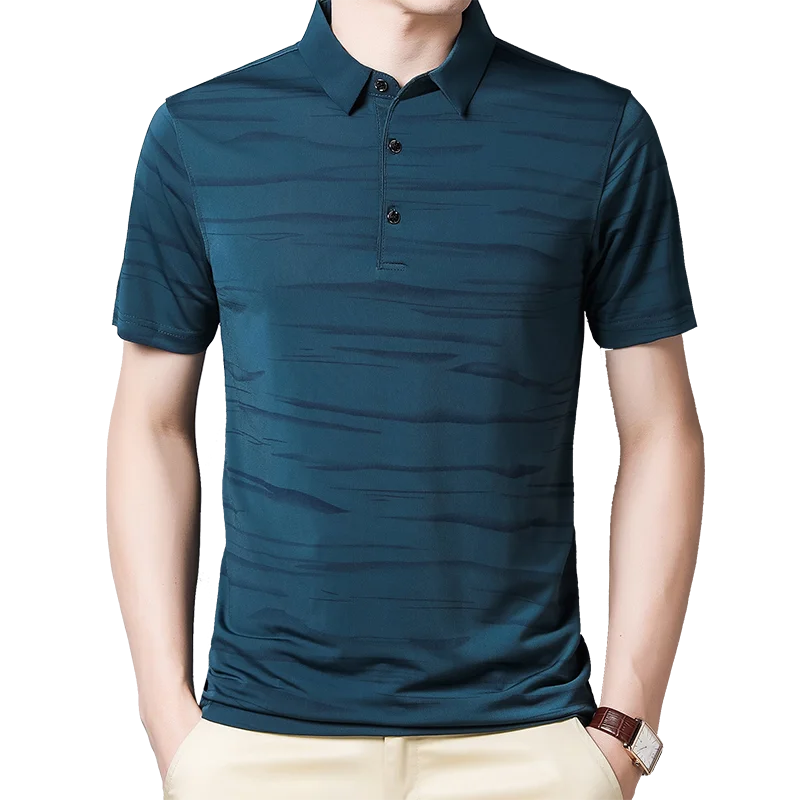 New Fashion Striped Men Polo Shirt Golf Shirt Thin Breathable Turn-Down Collar Tees Short Sleeve Business Work Plus Size Tops
New Fashion Striped Men Polo Shirt Golf Shirt Thin Breathable Turn-Down Collar Tees Short Sleeve Business Work Plus Size Tops