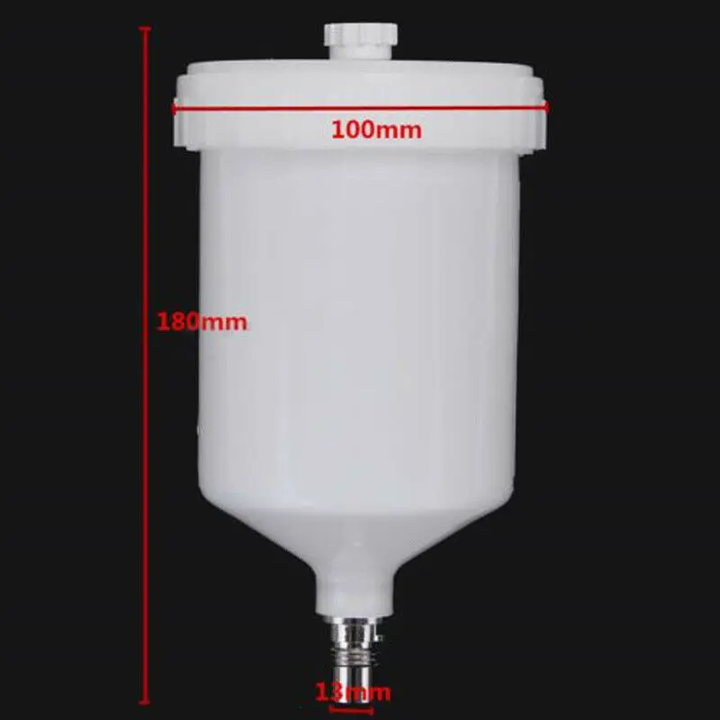 180 X 100 X 13mm 600ML Plastic Paint Spray Tool Cup Pots White Container For SATA Sprayer Car Replacement Accessories
180 X 100 X 13mm 600ML Plastic Paint Spray Tool Cup Pots White Container For SATA Sprayer Car Replacement Accessories