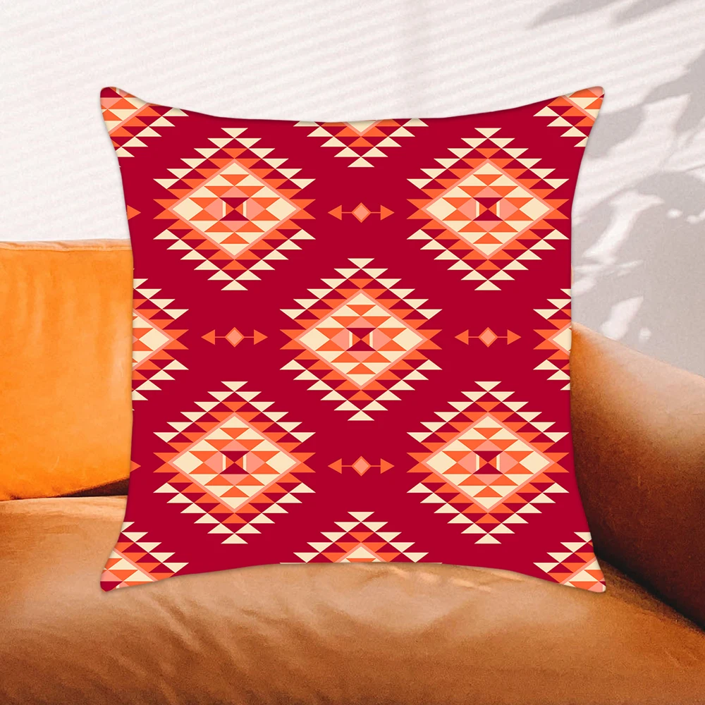 Red Aztec Ethnic Geometric Throw Pillow Cover Native Southwestern Sofa Cushion Cover Bohemian Home Decor Pillow Case 45x45cm
Red Aztec Ethnic Geometric Throw Pillow Cover Native Southwestern Sofa Cushion Cover Bohemian Home Decor Pillow Case 45x45cm