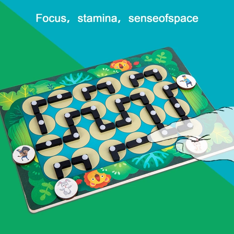 Large Wood Labyrinth 11.81x8.66in Tilt Maze Game, Maze Board Ball Balances Maze Board Game Educational Toy Gift for Kids
Large Wood Labyrinth 11.81x8.66in Tilt Maze Game, Maze Board Ball Balances Maze Board Game Educational Toy Gift for Kids