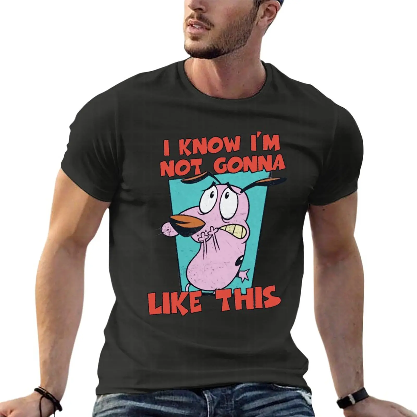 Courage Cowardly Dog I Know I'M Not Gonna Like This Oversize T-Shirts Printed Mens Clothing Short Sleeve Streetwear Big Size Top
Courage Cowardly Dog I Know I'M Not Gonna Like This Oversize T-Shirts Printed Mens Clothing Short Sleeve Streetwear Big Size Top