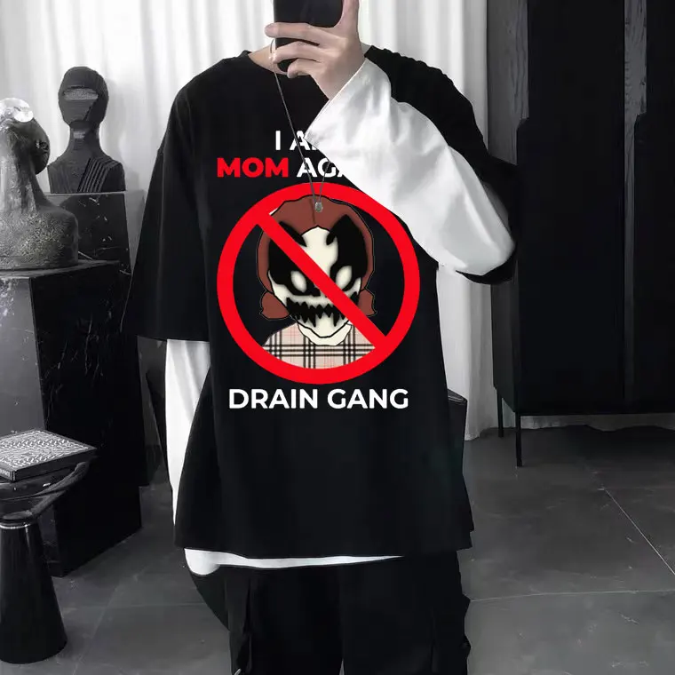 Футболка унисекс «I Am A Mom Against Drain Gang», новинка, мужская и женская футболка оверсайз, Повседневная Свободная уличная одежда с коротким рукавом
Футболка унисекс «I Am A Mom Against Drain Gang», новинка, мужская и женская футболка оверсайз, Повседневная Свободная уличная одежда с коротким рукавом
