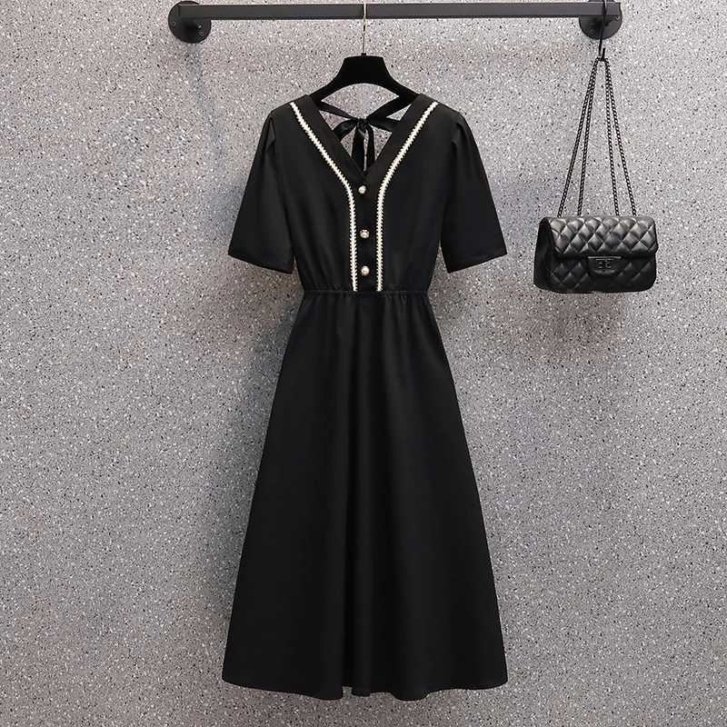4XL size women elegant sexy bow Stripe dress vestido 2022 Summer short sleeve v neck vintage chiffon dresses casual
4XL size women elegant sexy bow Stripe dress vestido 2022 Summer short sleeve v neck vintage chiffon dresses casual