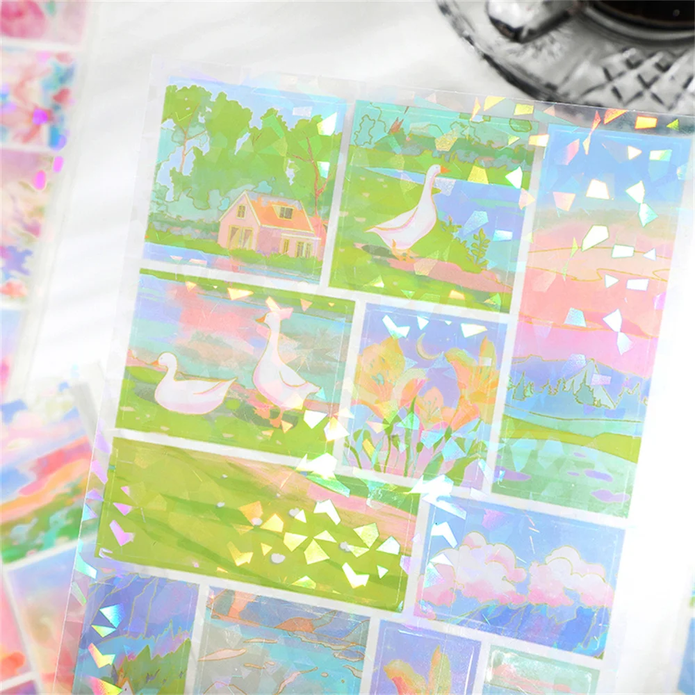1pc Glittering PET Sticker Hand Account Album Junk Journal Scrapbooking Background Decorative Stationery Material Stickers
1pc Glittering PET Sticker Hand Account Album Junk Journal Scrapbooking Background Decorative Stationery Material Stickers