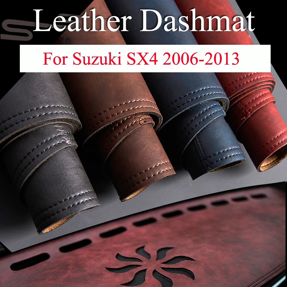 Чехол для приборной панели Suzuki SX4 Maruti SX-4 SX 4 2006-2013, коврик, ковер, солнцезащитный козырек, Кожаная подушка в стиле ретро, автомобильные аксессуары
Чехол для приборной панели Suzuki SX4 Maruti SX-4 SX 4 2006-2013, коврик, ковер, солнцезащитный козырек, Кожаная подушка в стиле ретро, автомобильные аксессуары