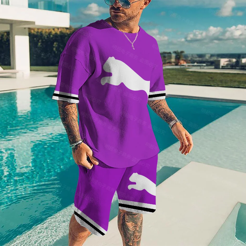 Summer Hot Sale Men's 2 Piece Quick Dry Brand T-Shirt + Shorts Beach Sportswear Breathable Casual Fitness Morning Running Wear
Summer Hot Sale Men's 2 Piece Quick Dry Brand T-Shirt + Shorts Beach Sportswear Breathable Casual Fitness Morning Running Wear