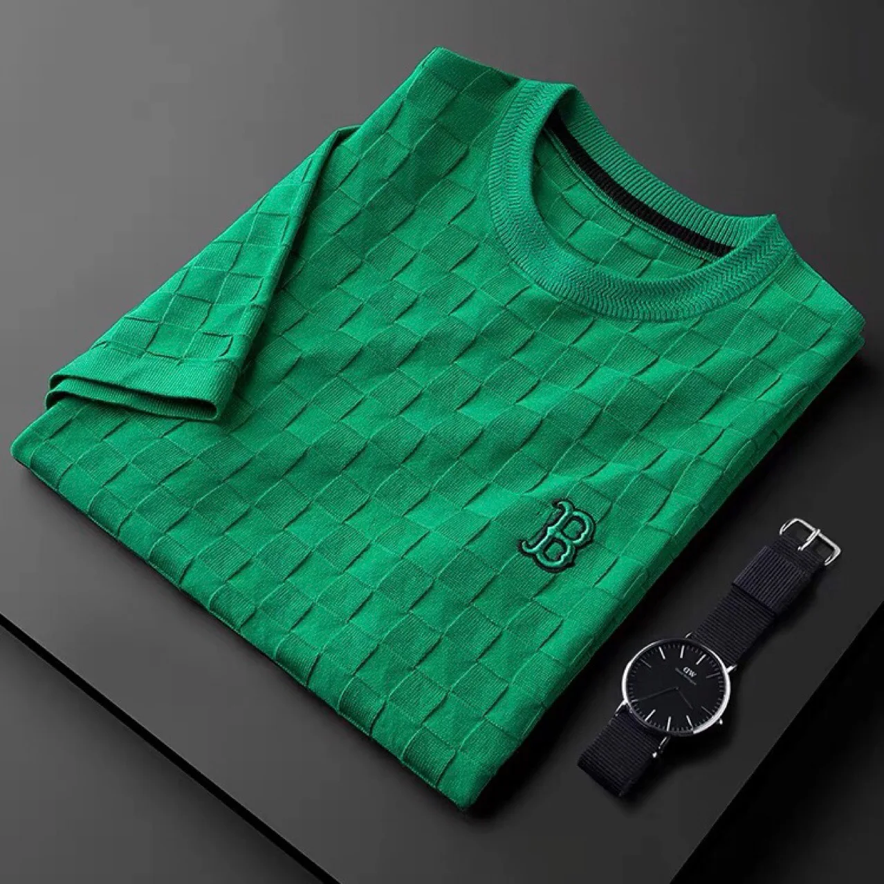 Men Summer High Quality Knitted Polo Shirt/Male Slim Fit Fashion Round Neck Casual Knit T-shirt Korean Style Tees 3XL 4XL
Men Summer High Quality Knitted Polo Shirt/Male Slim Fit Fashion Round Neck Casual Knit T-shirt Korean Style Tees 3XL 4XL