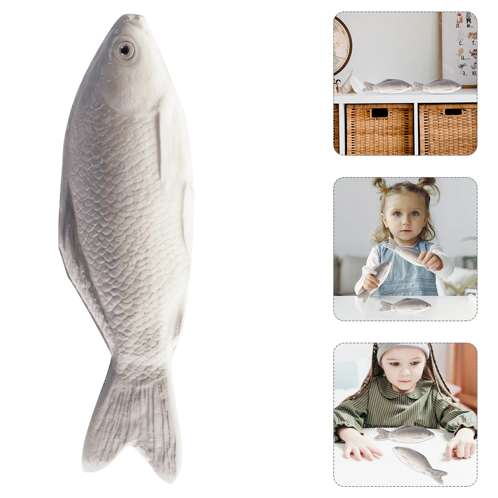 3 Pcs Artificial Fish Imitation Ornament Food Children Toy Shape Decor Fake Decoration 
3 Pcs Artificial Fish Imitation Ornament Food Children Toy Shape Decor Fake Decoration