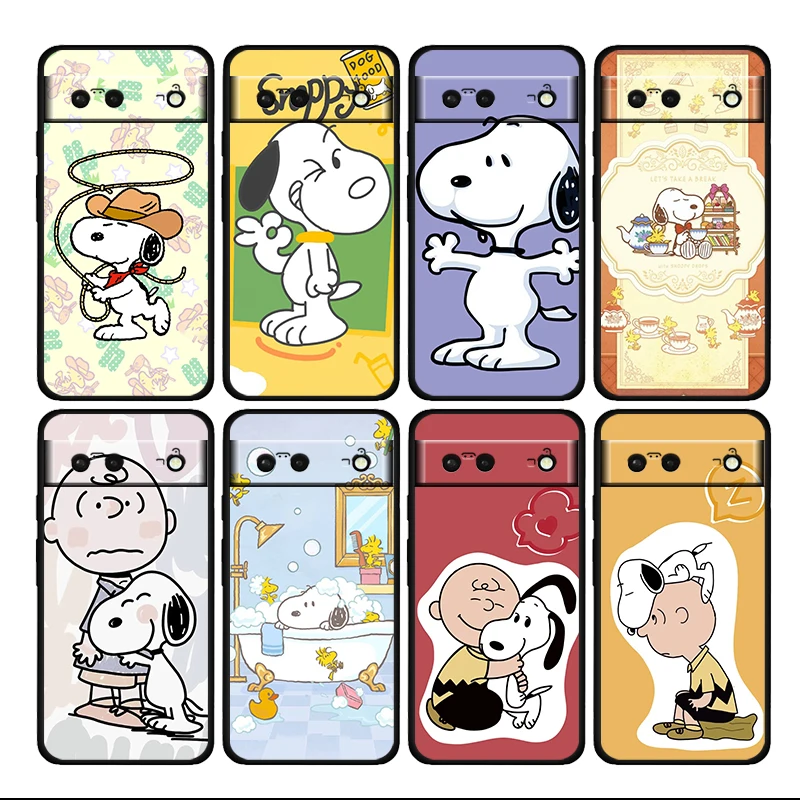 Cute Snoopy Warm Puppy Shockproof Cover For Google Pixel 7 6 6A 5 4 5A 4A XL Pro 5G Soft TPU Soft Black Phone Case Cover Fundas
Cute Snoopy Warm Puppy Shockproof Cover For Google Pixel 7 6 6A 5 4 5A 4A XL Pro 5G Soft TPU Soft Black Phone Case Cover Fundas