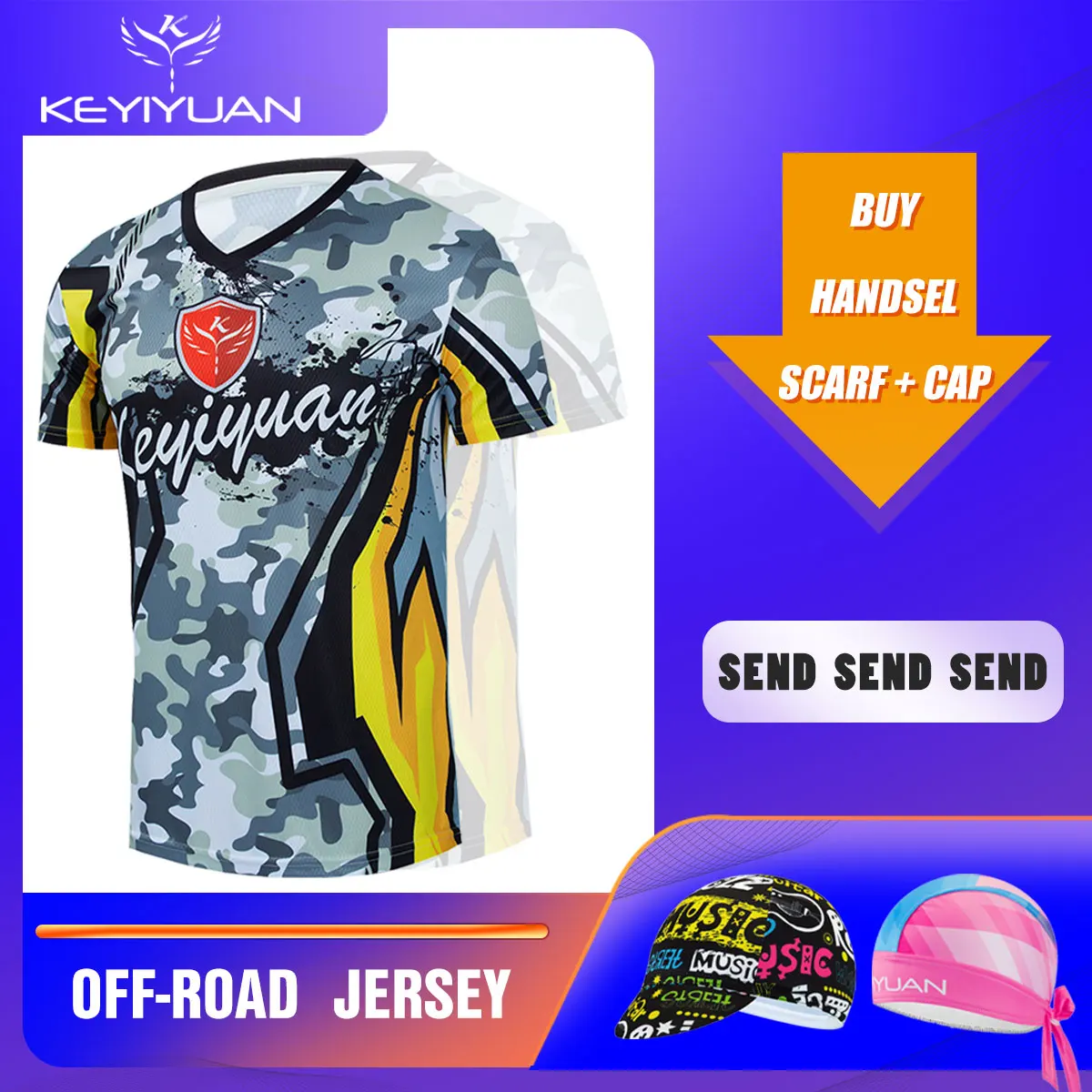 KEYIYUAN Men Downhill Jerseys Mountain Bike MTB Shirts Offroad Motocross T-shirt Outdoor Sportwear Cycling Bike Jersey Clothing
KEYIYUAN Men Downhill Jerseys Mountain Bike MTB Shirts Offroad Motocross T-shirt Outdoor Sportwear Cycling Bike Jersey Clothing
