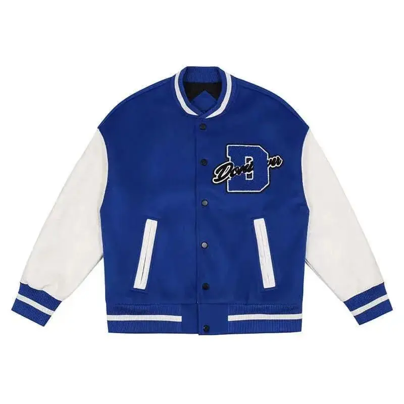 2022 New Letter Towel Embroidered Baseball Uniform Men and Women Loose Street Spring and Autumn Stitching Couple Jacket Tide
2022 New Letter Towel Embroidered Baseball Uniform Men and Women Loose Street Spring and Autumn Stitching Couple Jacket Tide