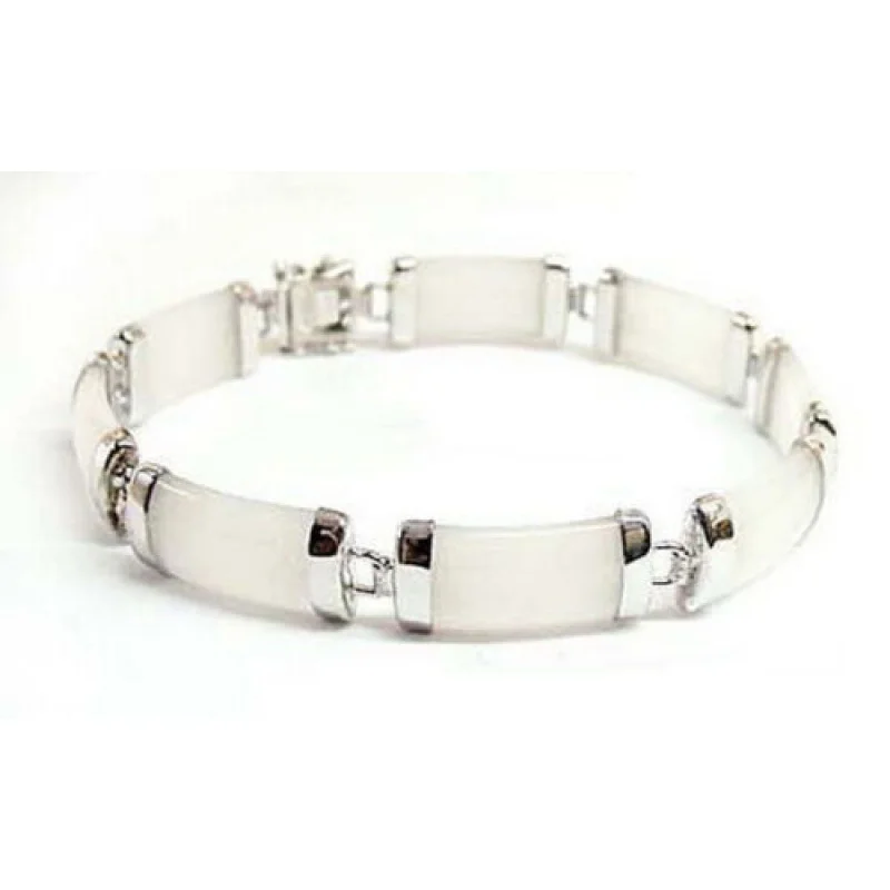 Brand New Fashion Snowyprincess Jade Bracelet 18 kwgp Link Good Luck Fortune Buckle Women's Bracelet
Brand New Fashion Snowyprincess Jade Bracelet 18 kwgp Link Good Luck Fortune Buckle Women's Bracelet