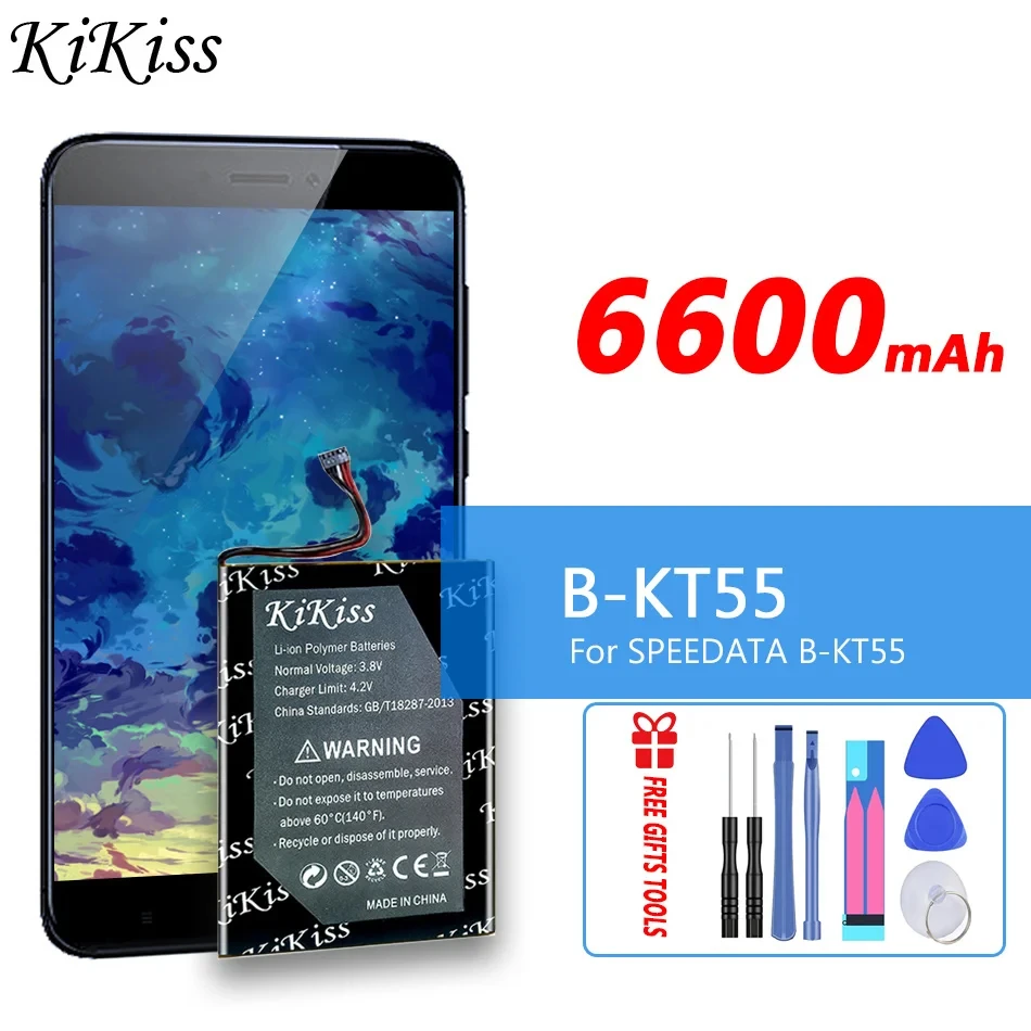 Аккумулятор KiKiss BKT55 на 6600 мАч для SPEEDATA B-KT55 мобильный телефон Bateria
Аккумулятор KiKiss BKT55 на 6600 мАч для SPEEDATA B-KT55 мобильный телефон Bateria