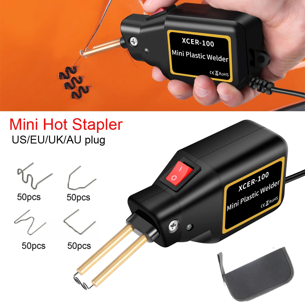 Mini Hot Stapler Plastic Welding Nail Planting Crack Welding Machine Car Bumper Repair 200pc Welding Studs Anti Scald Handle
Mini Hot Stapler Plastic Welding Nail Planting Crack Welding Machine Car Bumper Repair 200pc Welding Studs Anti Scald Handle