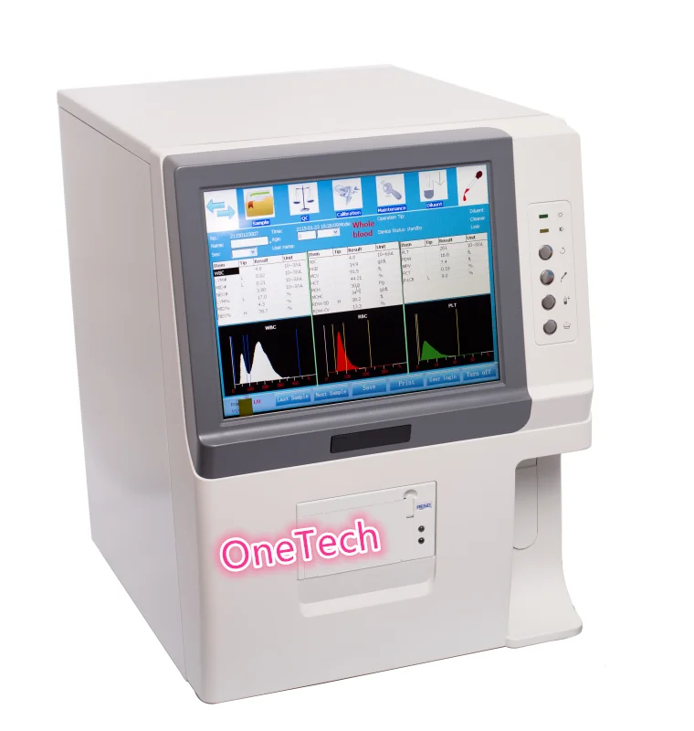 

3 Part Differential Hematology Analyzer Fully Automatic 60 Samples Per Hour A7-K Dual Channel Open Reagents: Rayto or ABX